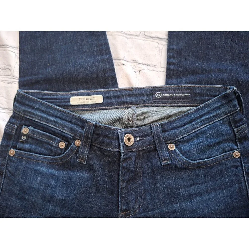 AG Adriano Goldschmied The Stilt Cigarette Jean/Pre-owned, Sz. 24R - Picture 4 of 5